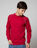 Details Sweatshirt Jumper Rneck Raglan List On Shoulder