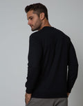 Details Sweatshirt Jumper Round Neck Pocket With Maroon List