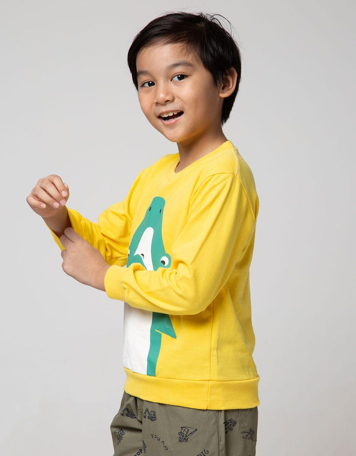 Little M Sweater Shark Aplikasi Flip