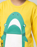 Little M Sweater Shark Aplikasi Flip