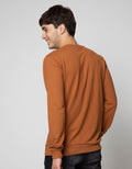Details Sweatshirt Jumper Rneck Cut & Sewn Bordir