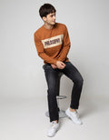 Details Sweatshirt Jumper Rneck Cut & Sewn Bordir