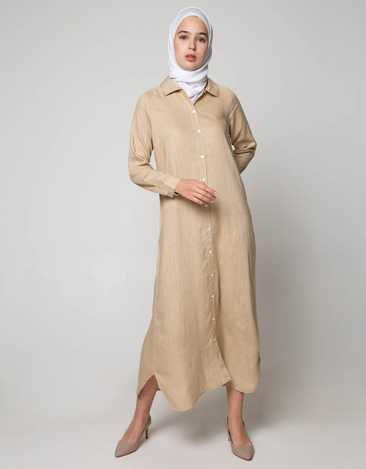 Annisa Maxi Gamis L With Raglan Sleeve