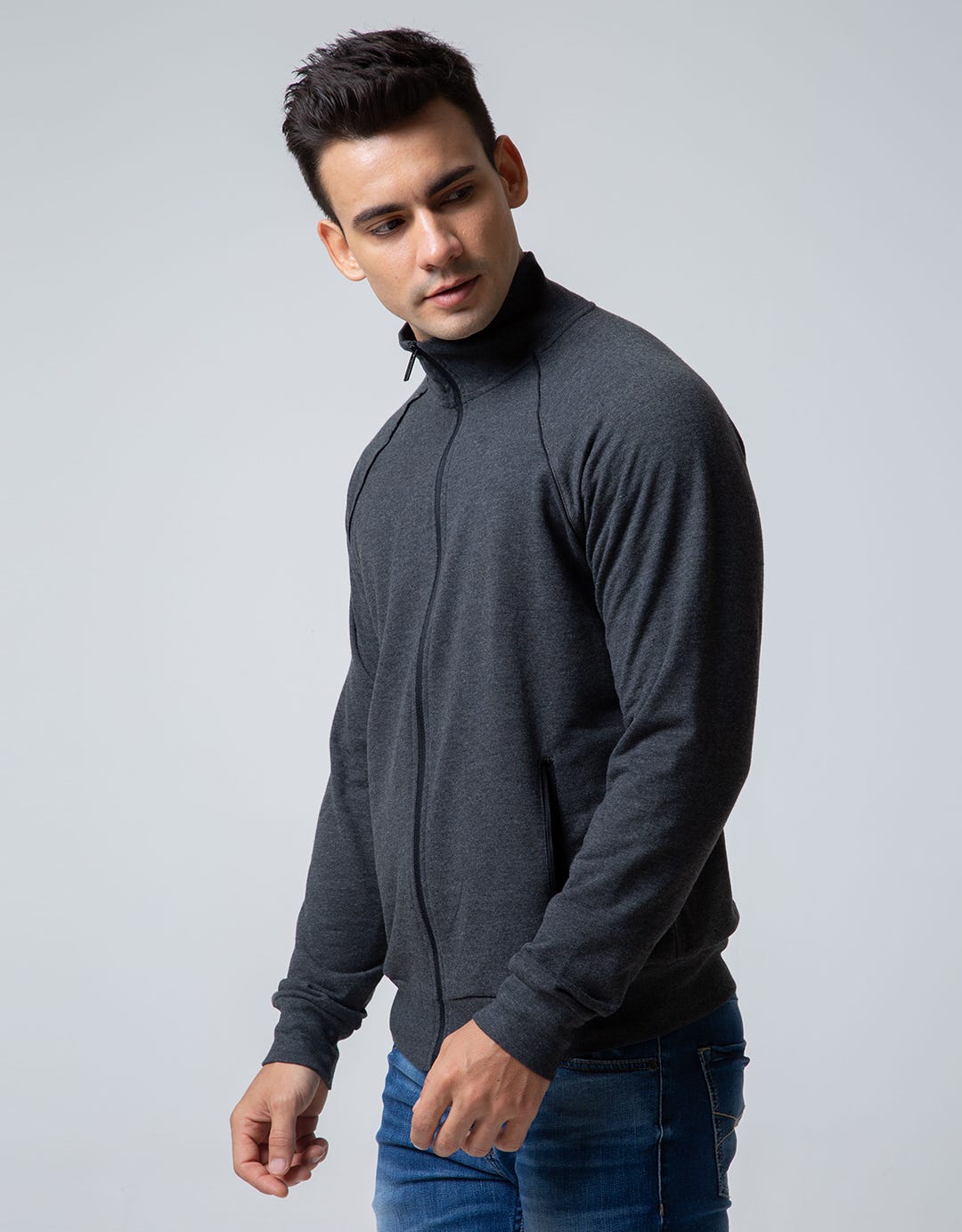 Cole Jacket Stand Collar With Pull Over Zipper