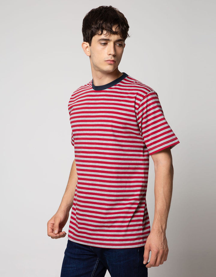 Cole Short Sleeve T-Shirt Stripe Srabnew