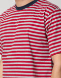 Cole Short Sleeve T-Shirt Stripe Srabnew