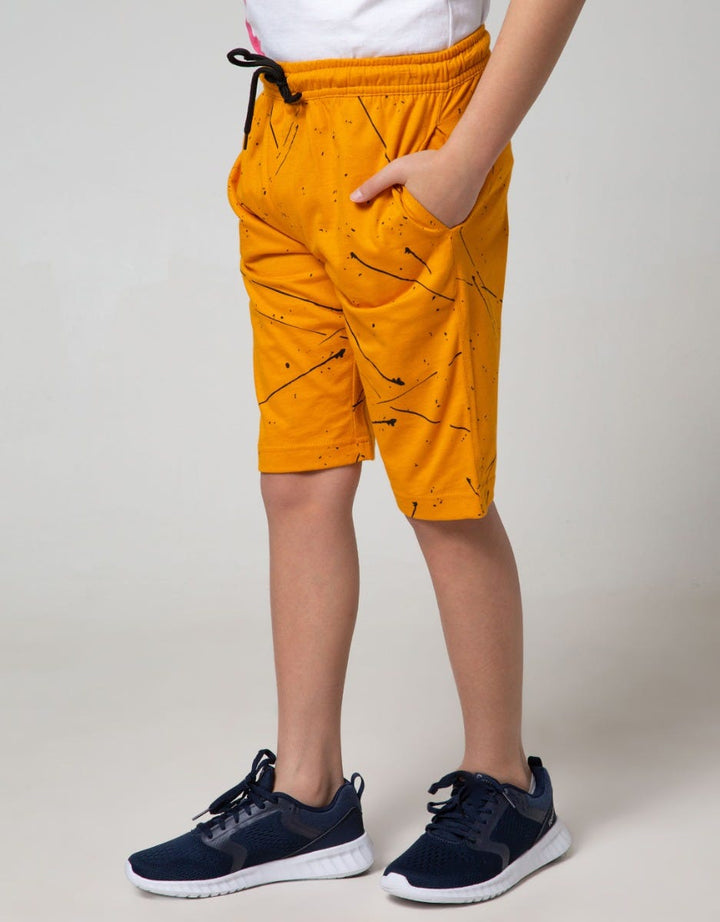 Nevada Kids Crop Knit Short Pants Dot
