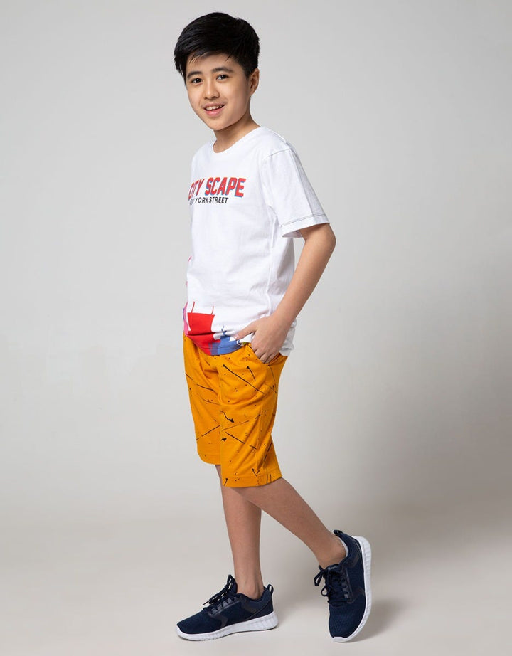 Nevada Kids Crop Knit Short Pants Dot
