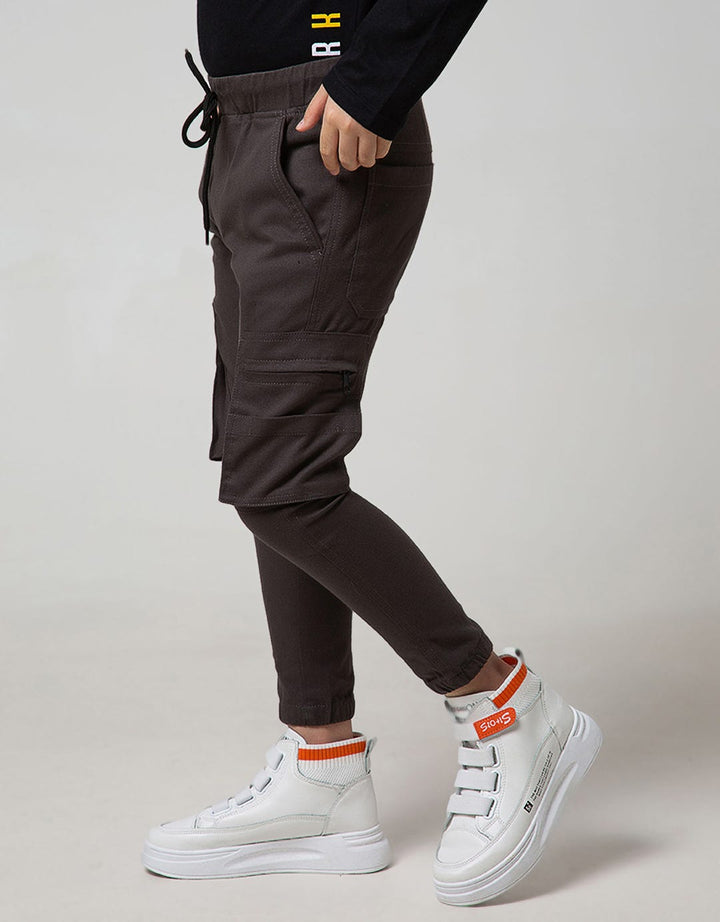 Nevada Kids Jogger Cargo Strecth Pocket Zipper
