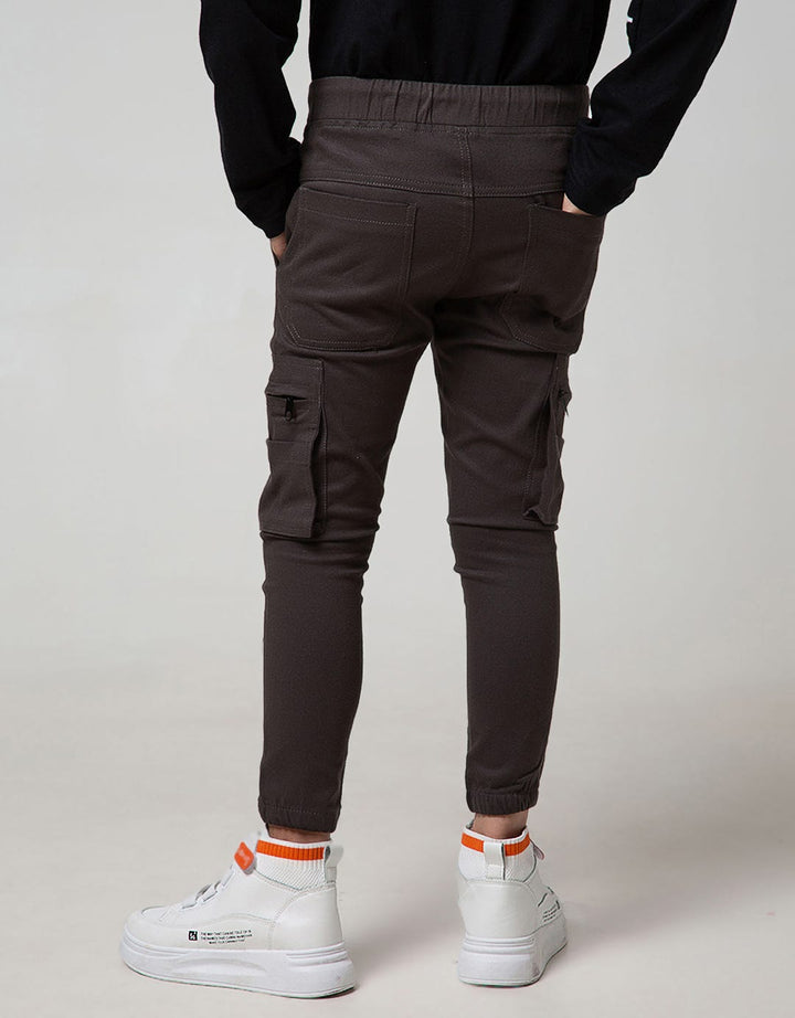 Nevada Kids Jogger Cargo Strecth Pocket Zipper