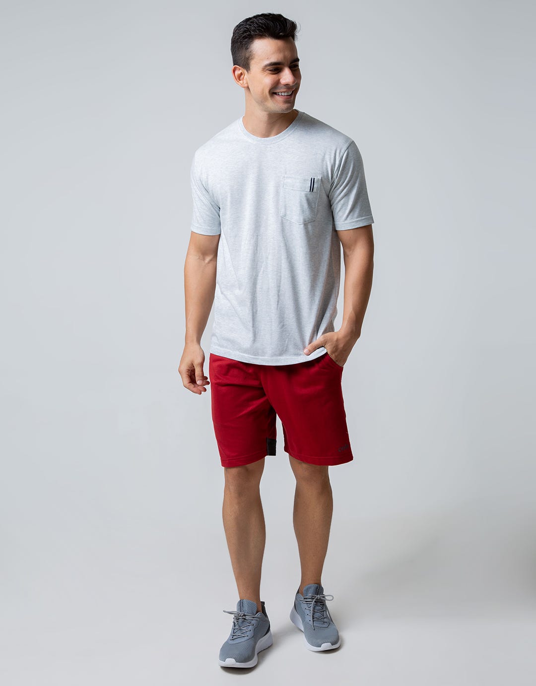 Cole Short Pants Knit Kombinasi Pocket Baby Terry