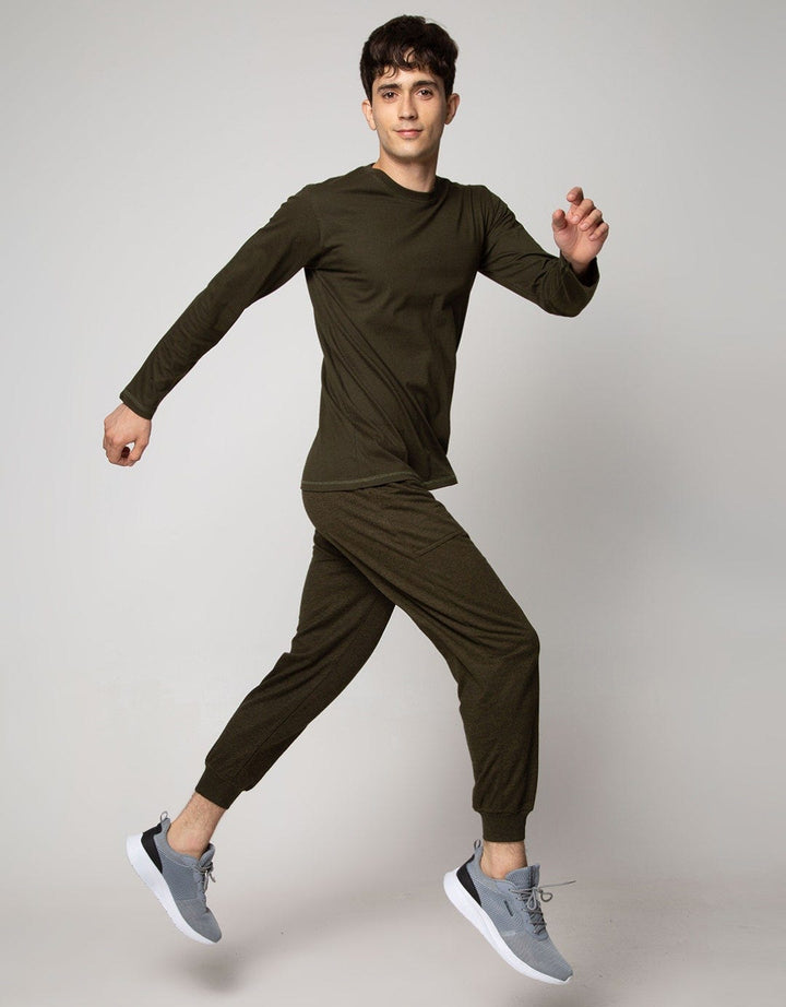 Cole Jogger Knit With Stitching Details Baby Terry