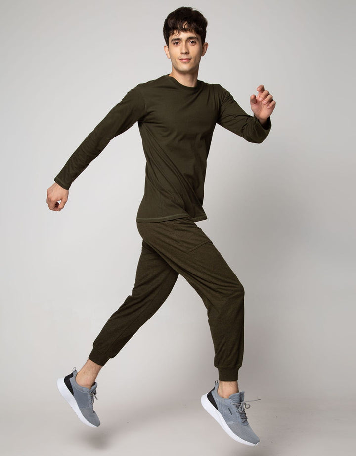 Cole Jogger Knit With Stitching Details Baby Terry