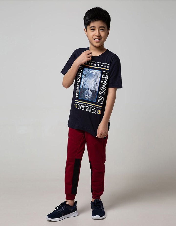 Nevada Kids Jogger Bottom Cut Knee