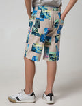 Nevada Kids Short Woven Crop Collage Nature