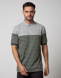Cole Short Sleeve Polo Shirt Stripe