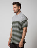 Cole Short Sleeve Polo Shirt Stripe