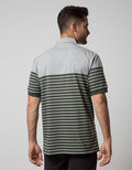 Cole Short Sleeve Polo Shirt Stripe