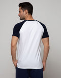 Details Short Sleeve Raglan T-Shirt Rneck Print Embossed Freedom