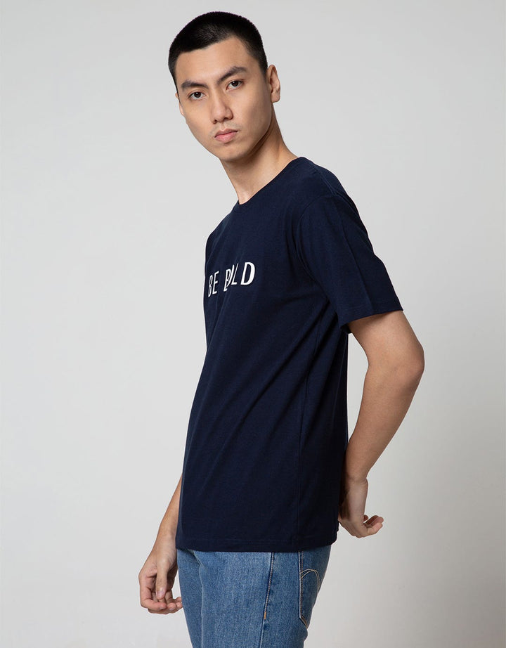 Details Short Sleeve Raglan T-Shirt Rneck Print Embossed Freedom