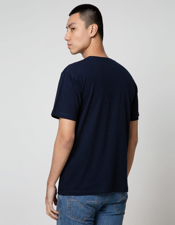 Details Short Sleeve Raglan T-Shirt Rneck Print Embossed Freedom