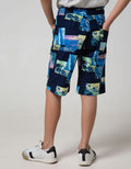 Nevada Kids Short Woven Crop Collage Nature