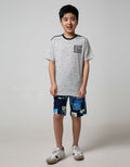 Nevada Kids Short Woven Crop Collage Nature