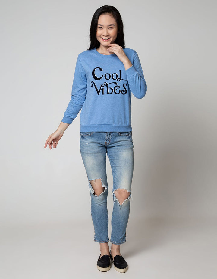 Nevada Sweatshirt Velvet Flocking