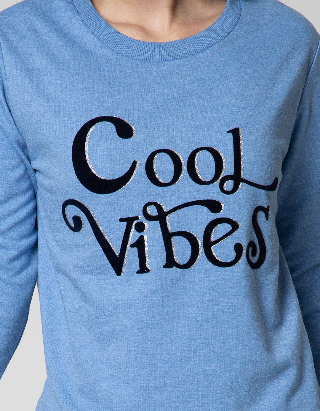 Nevada Sweatshirt Velvet Flocking