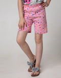 Little M Short Pants Kids Full Print Small Heart