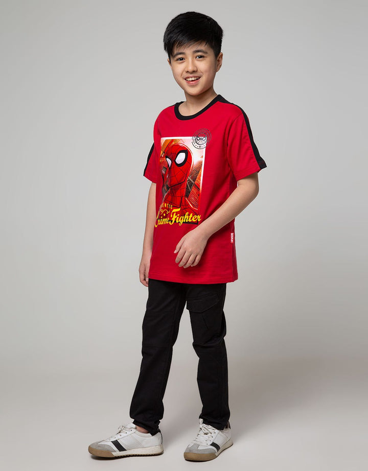 Marvel T-Shirt Spiderman Face Crime Fightera