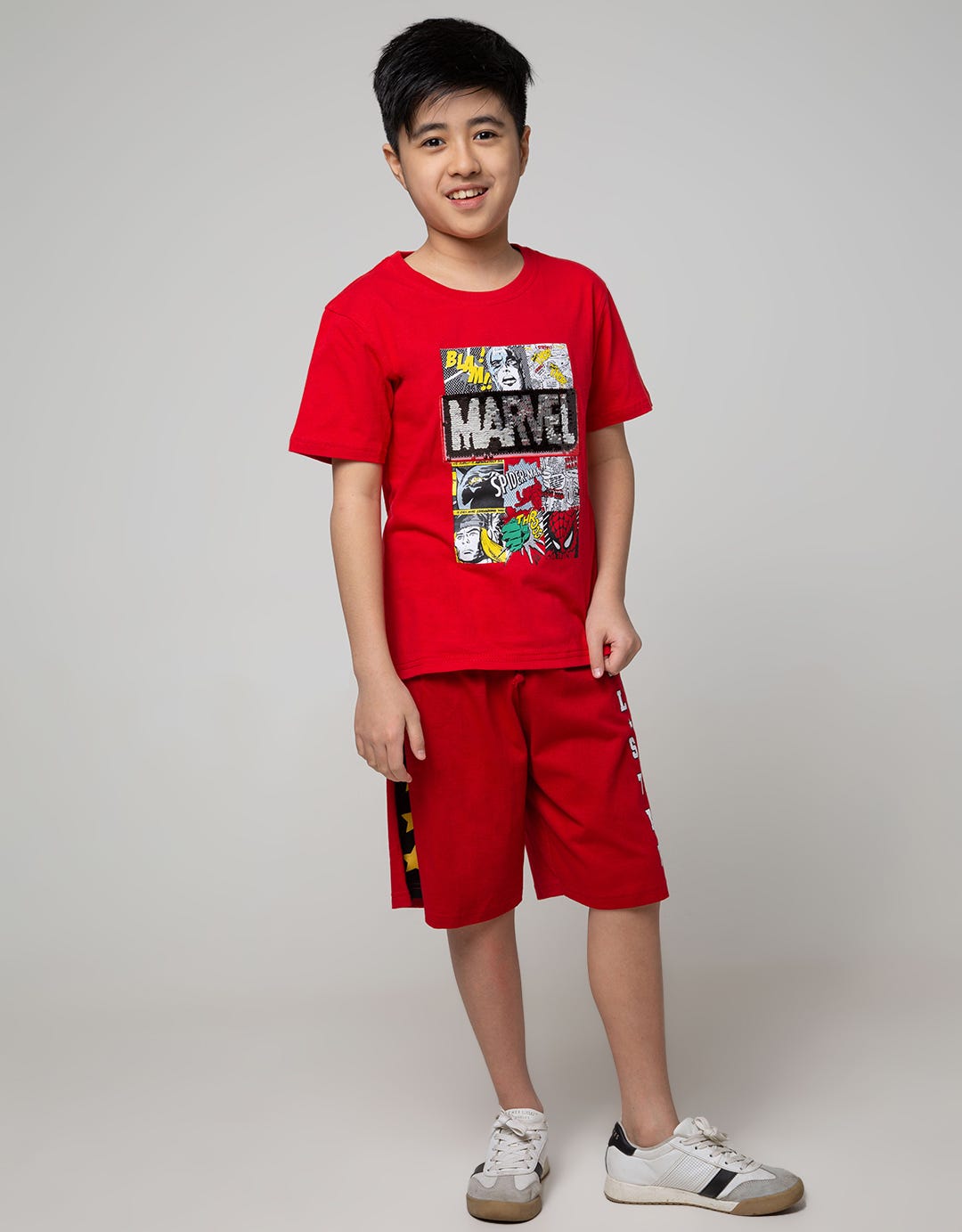 Marvel T-Shirt Sequins Comicsa