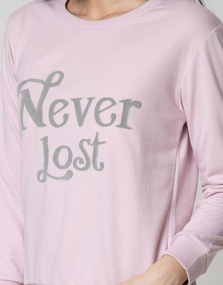 Nevada Sweatshirt Velvet Flocking