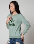 Nevada Sweatshirt Velvet Flocking