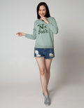 Nevada Sweatshirt Velvet Flocking