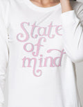 Nevada Sweatshirt Velvet Flocking