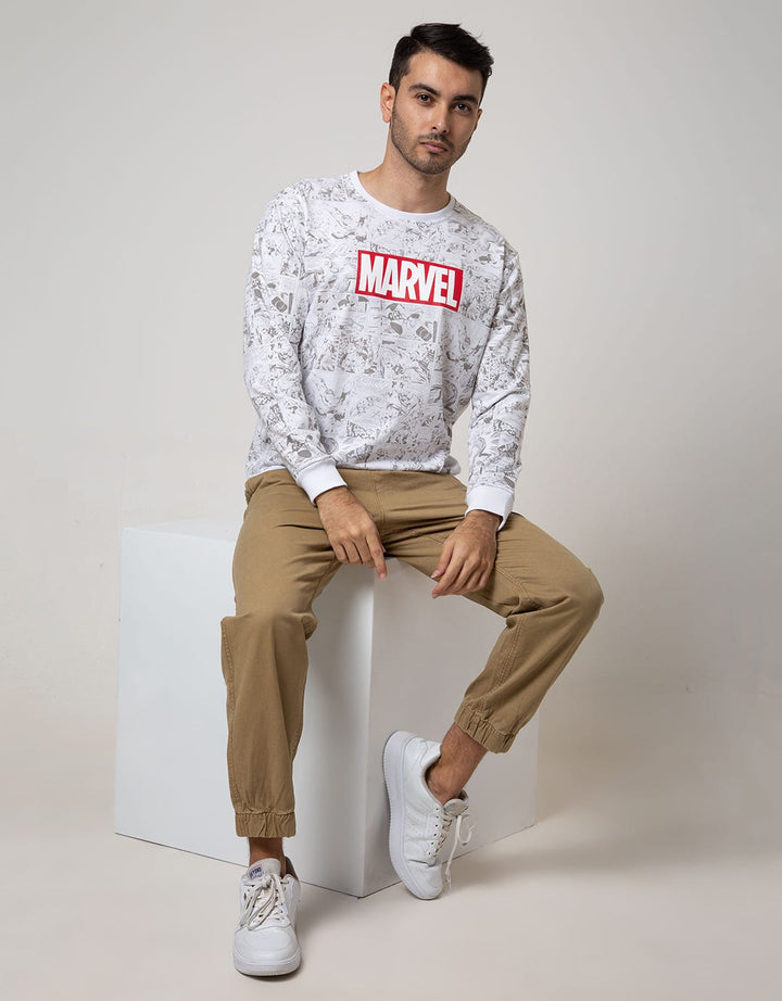 Marvel Outerwear Sweatshirt Font