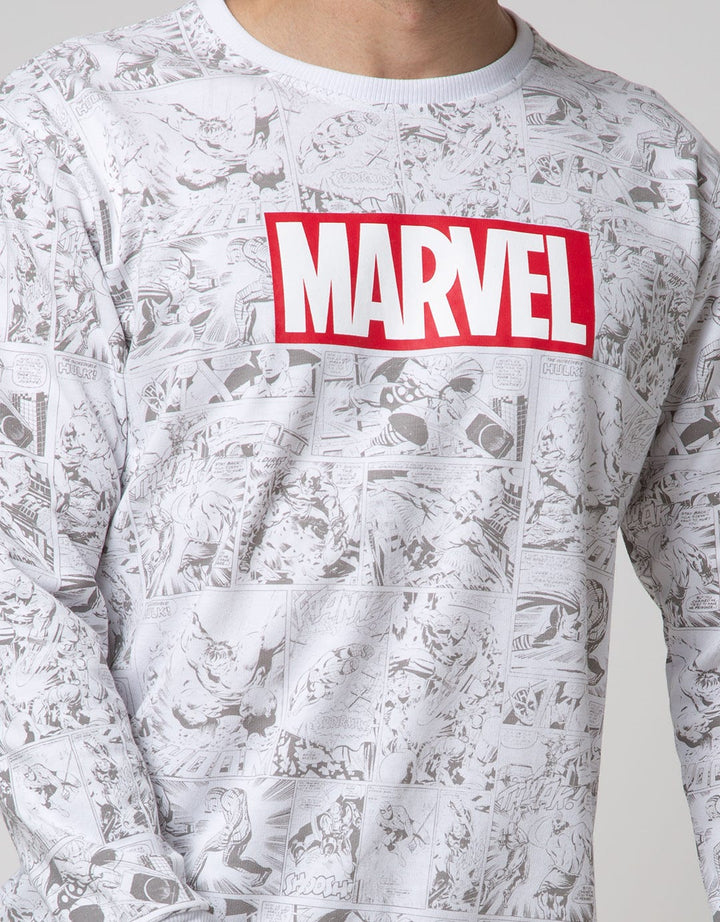 Marvel Outerwear Sweatshirt Font