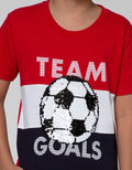 Little M Short Sleeve T-Shirt Cut N Sewn Sequin Ball