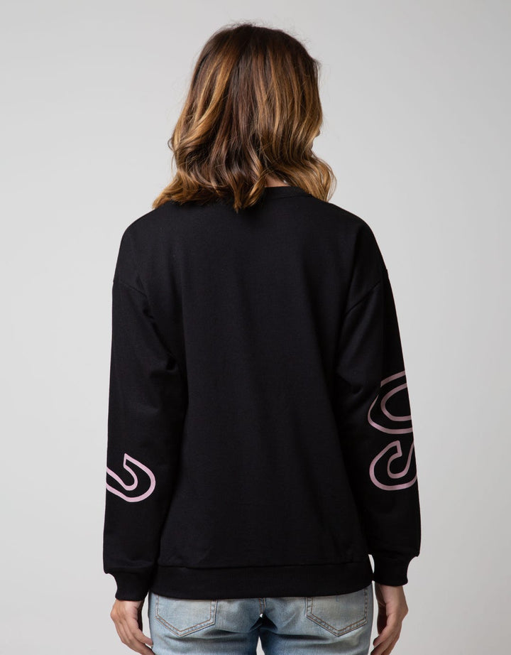 Nevada Long Sleeve SweaT-Shirt Street Style In Pastels