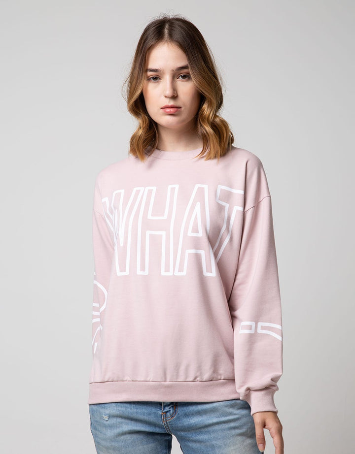 Nevada Long Sleeve SweaT-Shirt Street Style In Pastels