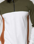 Details Sweatshirt Jumper Turtle Neck Cut N Sewn