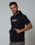 Nevada Sweatshirt Jumper Hoodie Short Sleeves With Logo