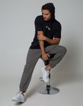 Nevada Sweatshirt Jumper Hoodie Short Sleeves With Logo