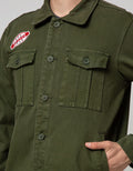 Nevada Denim Jacket Twill With Patches