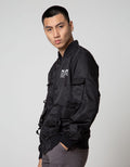 Nevada Jacket Woven With Scoulder And Big Pocket