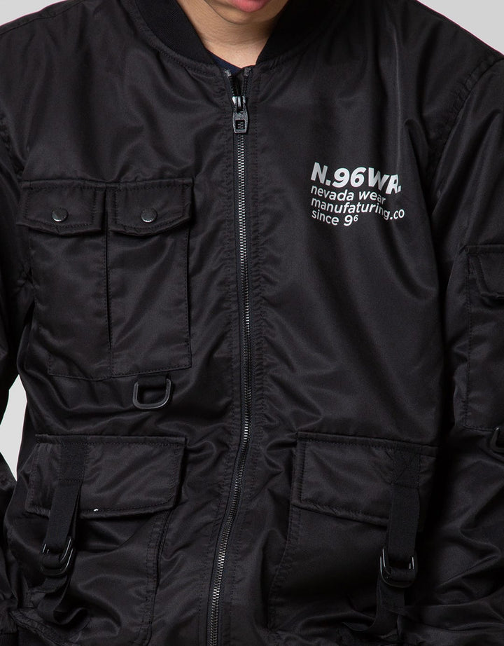 Nevada Jacket Woven With Scoulder And Big Pocket