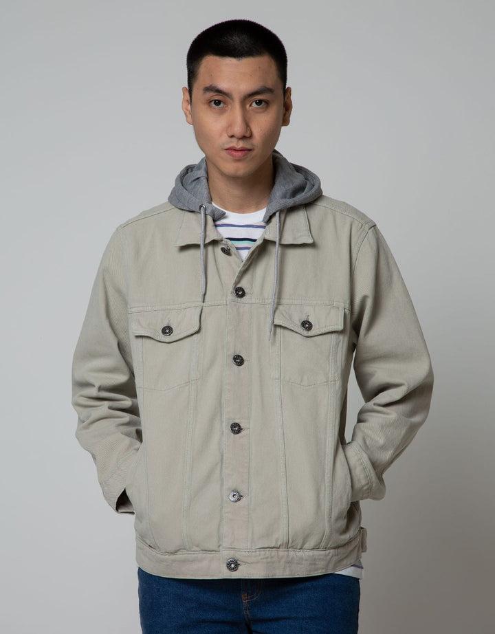 Nevada Denim Jacket Twill With Hoodie