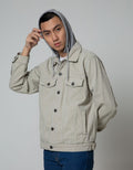 Nevada Denim Jacket Twill With Hoodie