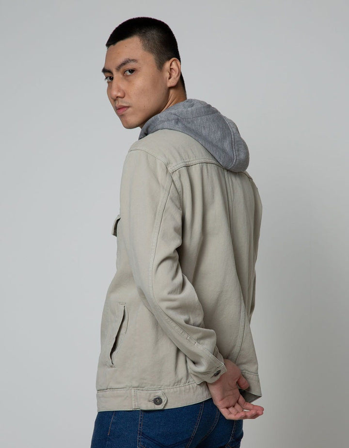Nevada Denim Jacket Twill With Hoodie